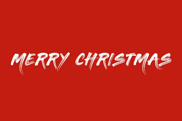 Feliz Texto Navidad Con Feliz Navidad Fondo Color Rojo Para —  Fotos de Stock