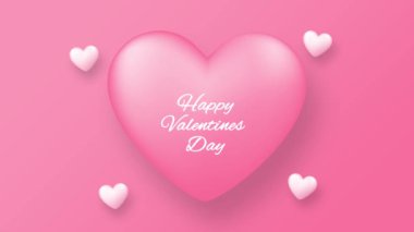 Happy valentines day with hearts, and happy valentine's day text for lover, couples and valentine day.