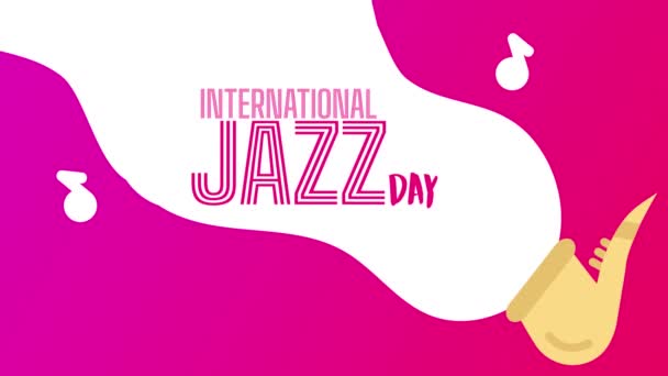 Vidéo Animation Journée Internationale Jazz — Video