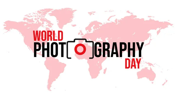 사진의 사진의 날을위한 세계지도 사진의 — 스톡 사진