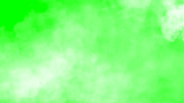 动画云在绿色屏幕上快速移动 高质量的4K镜头 — 图库视频影像