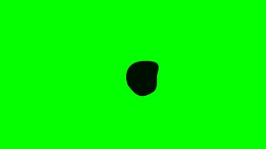 Çizgi film ve konuşan ağız veya yan yeşil ekran yerleştirme için komik yüz, krom anahtar yeşil ekran hareketli grafikler video 3D animasyon. Yüksek çözünürlüklü. Yüksek kalite 4k görüntü