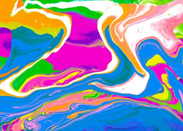 Fundo Abstrato Líquido Colorido — Fotografia de Stock