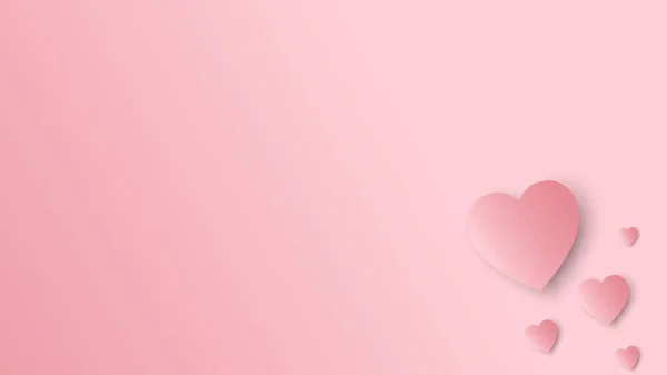 Corazón Forma Amante Rosa Fondo Aislado — Vector de stock