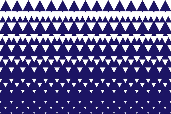 幾何学的な白三角形のパターン青の抽象的な背景 — ストックベクタ