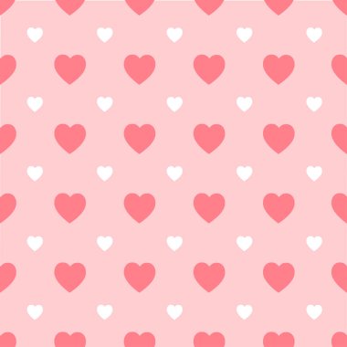 Serbest vektör kalp modeli aşığın pembe arka planı