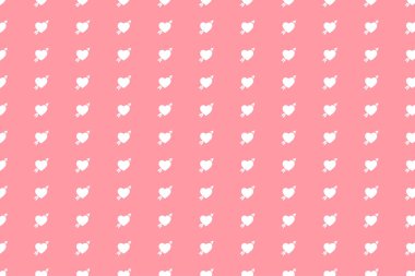 Vector illustration heart pattern lover pink background,Striped heart shape pattern abstract
