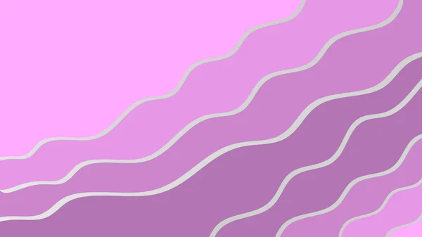 Vector Illustration Pink Wave Pattern Soft Gradient Pastel Waves Abtract — Vector de stock
