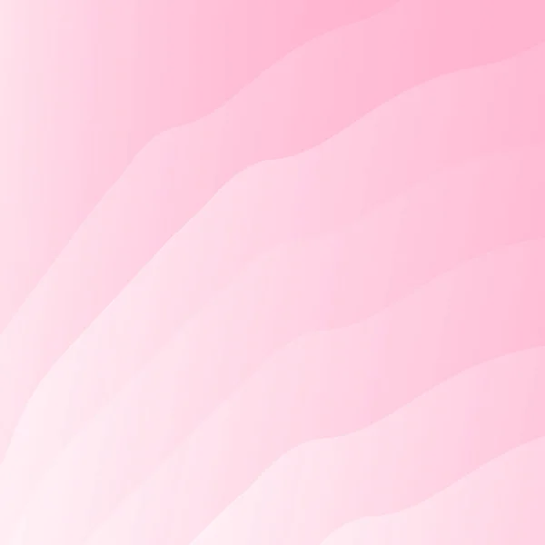 Vector Illustration Pink Wave Pattern Soft Gradient Pastel Waves Abtract — Vetor de Stock