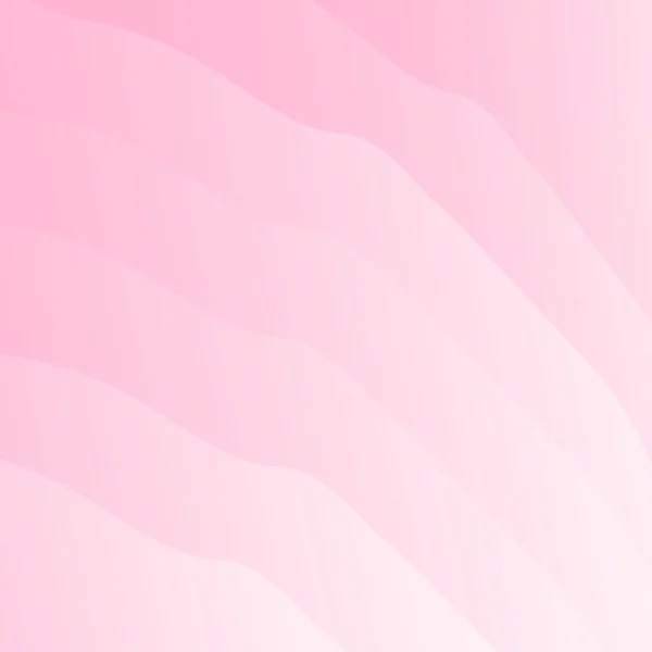 Vector Illustration Pink Wave Pattern Soft Gradient Pastel Waves Abtract — Image vectorielle