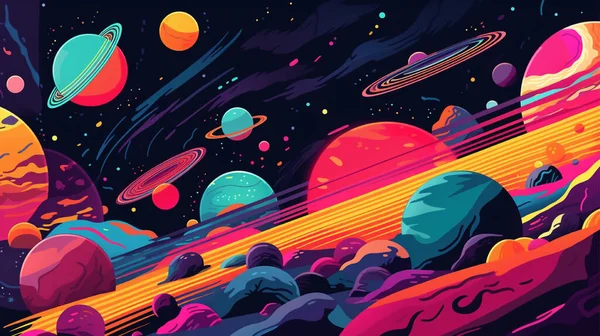 A Pop Art Journey through Space