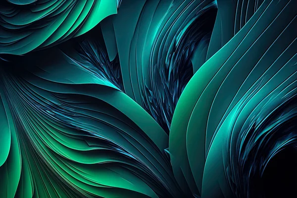 abstract blue and green background, abstract wave background with blue and green colors