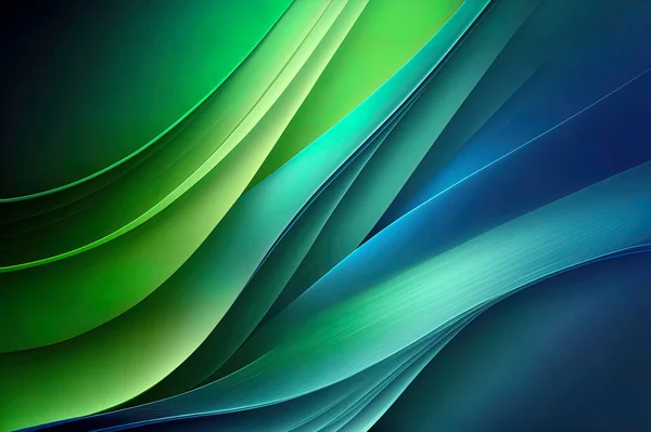 blue and green abstract wave wallpaper, blue and green wave background