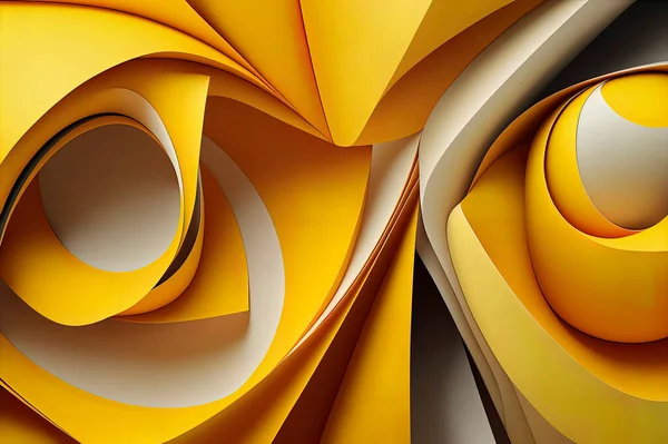 yellow abstract wave wallpaper, yellow background, yellow color