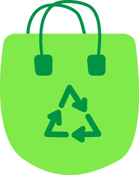Reciclar Símbolo Reutilización Aislado Fondo Signo Reciclaje Para Diseño Ecológico — Vector de stock