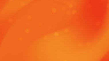 Beyaz bulanık daireli turuncu arkaplan.