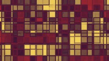 Kırmızı sarı ve kahverengi kareli soyut geometrik turuncu gradyan deseni. Arkaplan tasarımı için ideal tekstil baskıları paketleme ve dijital sanat eserleri.