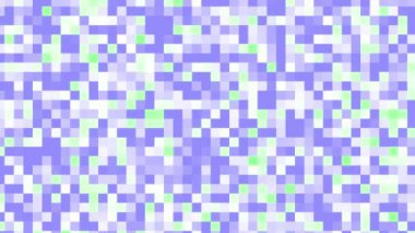 Soyut Mor, yeşil ve beyaz geometrik desenler renkli karelerle yaratıldı. Arkaplan çizimleri için uygun dijital sanat ve modern sanat eserleri. Enerji ve göz alıcı..