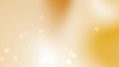 Metin eklemek veya dijital tasarım projeleri sunumlarında veya sosyal medyada grafikleri kaplamak için uygun yumuşak altın renkte bulanık ışık arkaplanı