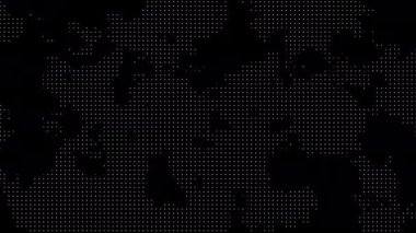 Sayısal arkaplan davetleri ve modern grafik projeleri için uygun siyah arkaplan soyut tasarımı üzerinde oynatma ile beyaz nokta yarım ton