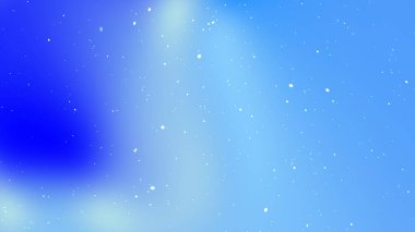 yumuşak açık mavi gökyüzü ve beyaz benekli mavilik ve hafif yıldız ışığı eğimli arkaplan