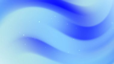 Dalgalı çizgileri olan soyut mavi ve beyaz gradyan