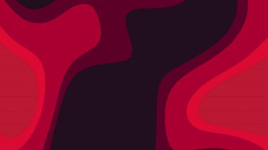 Kırmızı ve koyu kıvrımlı soyut arkaplan