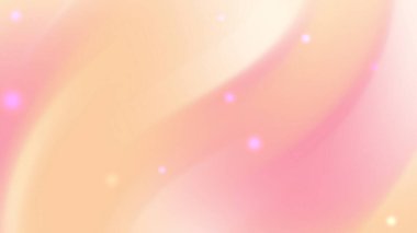 Pembe ve şeftali renkleri yavaşça ışık noktalarıyla harmanlanır.