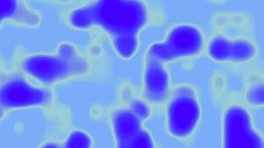 Bir doku oluşturan mavi ve açık mavi şekilsiz kabarcıklar içerir.