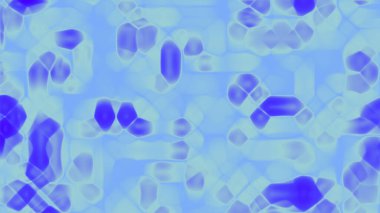 Bulanık Efektli Soyut Mavi ve Mor Geometrik Arkaplan