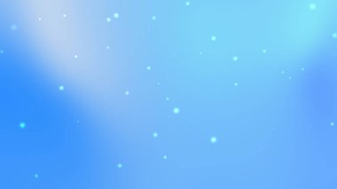 Açık mavi arkaplan küçük parlak noktalar ve merkezi bir haç içerir