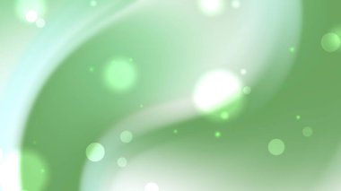 Yüzen Bokeh Işıklı Yumuşak Soyut Yeşil Gradyan Arkaplanı