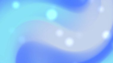 Pastel mavi girdaplar ve parlak noktalar yumuşak bir zemin oluşturur