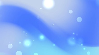 Modern Tasarım İçin Işık Işıltısı Elementleri ile Soyut Mavi Gradyan Arkaplanı