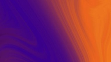 Akışkan Akımlı Soyut Portakal ve Mor Düz Gradyan Arkaplanı