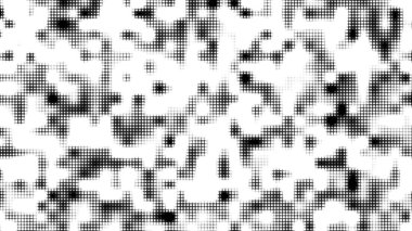 Modern Tasarım Konseptleri için soyut Siyah ve Beyaz Pixelated Yarı Tonlama Deseni