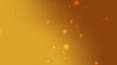 Turuncu parıltılı altın bir arka planın soyut görüntüsü