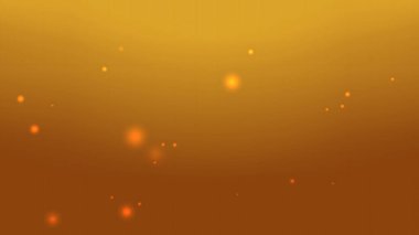 Yumuşak Parlayan Bokeh Parçacıkları ile Ilık Altın Işık Arkaplanı