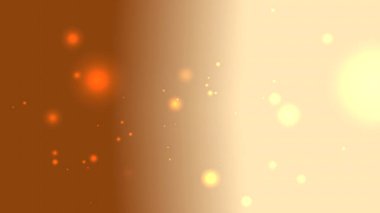 Yumuşak Parlayan Işık Parçacıkları ile Zarif Altın Gradyan Arkaplanı