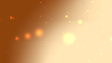 Kahverengi ve bej renkli, bulanık beyaz daireli.