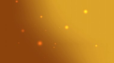 Turuncu ışık lekeleriyle bulanık sarı arkaplan
