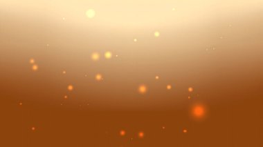 Yumuşak Işık Parçacıkları ile Altın Parlak Bokeh Arkaplanı