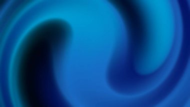 Pürüzsüz Akan Dalgalar Efektiyle Soyut Mavi Solgunluk Gradyan Arkaplanı