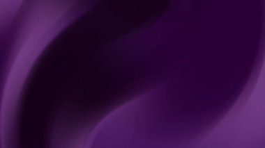 Pürüzsüz Gradyan ve Yumuşak Gölgelerle Koyu Mor Soyut Dalgalı Arkaplan