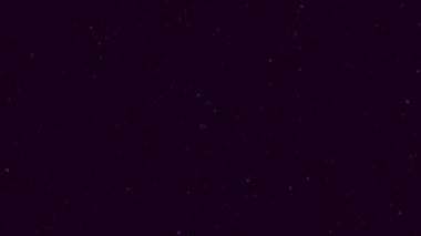 Soyut Yüzen Parçacıklarla Karanlık Mor Yıldızlı Gece Arkaplanı