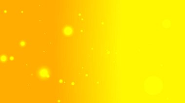 Parlak Parlak Sarı ve Turuncu Soyut Işık Arkaplanı Yumuşak Bokeh Efekti