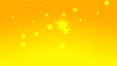 Parlayan Bokeh Tasarım Efektiyle Altın Sarı Soyut Işık Arkaplanı