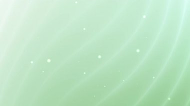 Beyaz kıvrımlı çizgileri olan soyut açık yeşil tasarım ve özgeçmiş sunumları için uygun noktalar sosyal medya iletileri ve dijital sanat projeleri