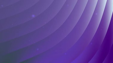 Modern tasarım, teknoloji kavramları veya canlı dijital projeler için uygun kıvrımlı çizgiler ve beyaz noktalar ile açık mor eğimli arkaplan