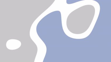 Modern arka plan web sitesi grafikleri ve çağdaş baskılar için mükemmel açık mavi açık gri ve beyaz şekilli soyut geometrik sıvı tasarımı